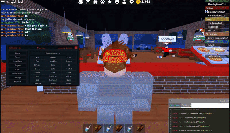 Roblox Work At A Pizza Place Cashier