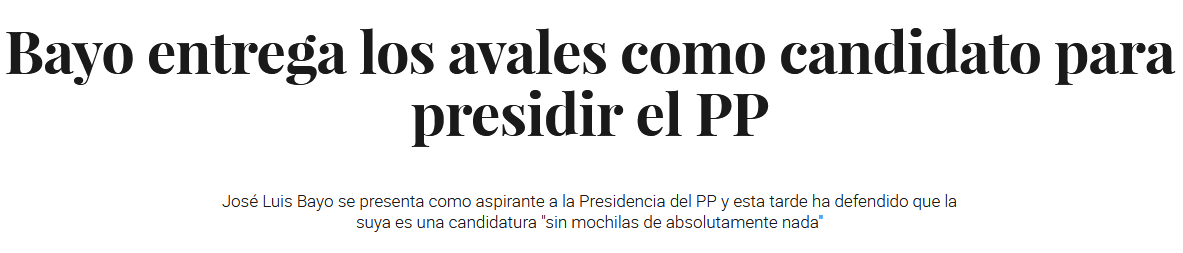 [CANDIDATURAS] El PP busca sucesor de Rajoy (J.R García Hernández, Pablo Casado...) 35810f80431ec6a842c5802c600ba021