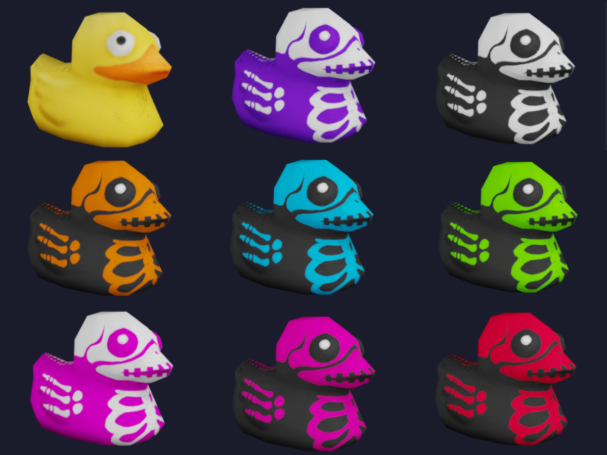 Set of Vinyl Duckies
