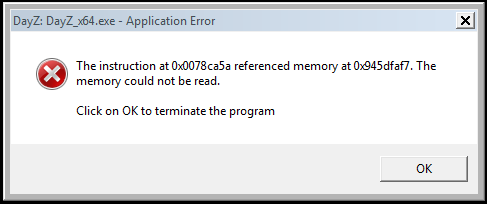 DB Error. What do I do to fix it? : r/dayz