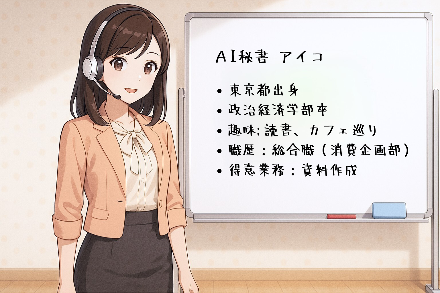 AI秘書アイコの自己紹介