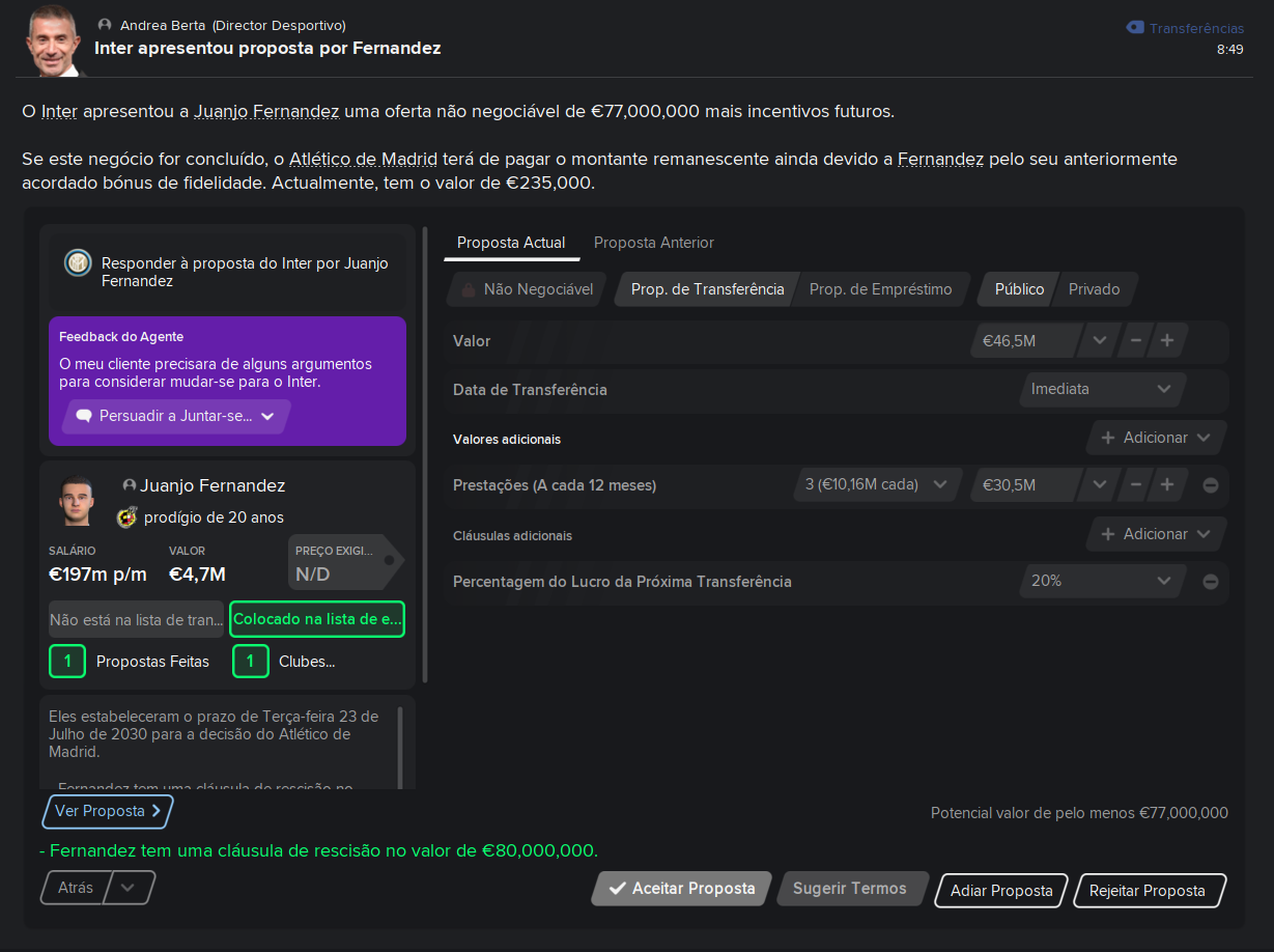 Football Manager – Ouro de Tolo