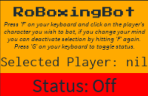 R Ro Boxing Bot