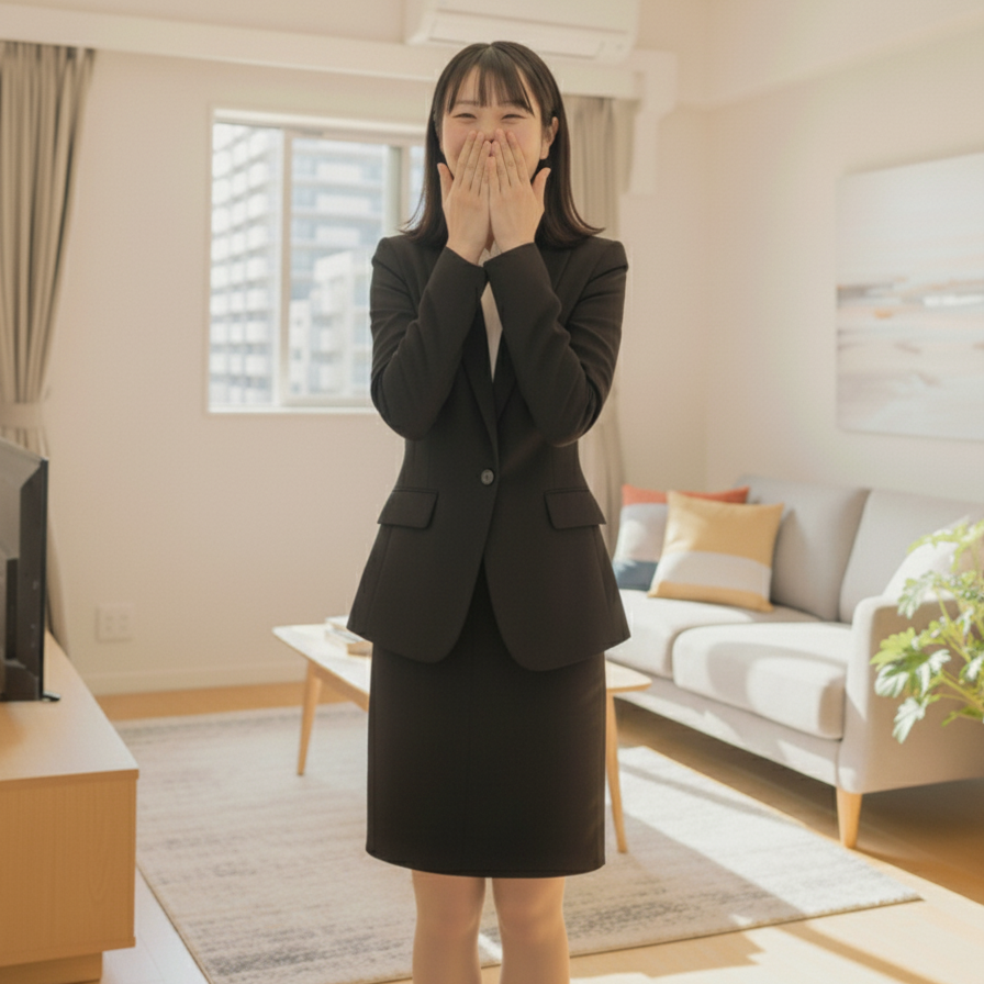 就活中の女子大生