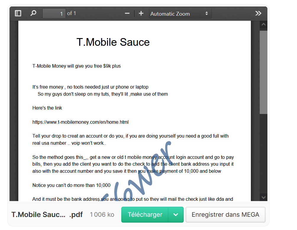 T.Mobile Sauce  📌Fresh-Method☑️-High-Quality-PDF-☑️Latest-
