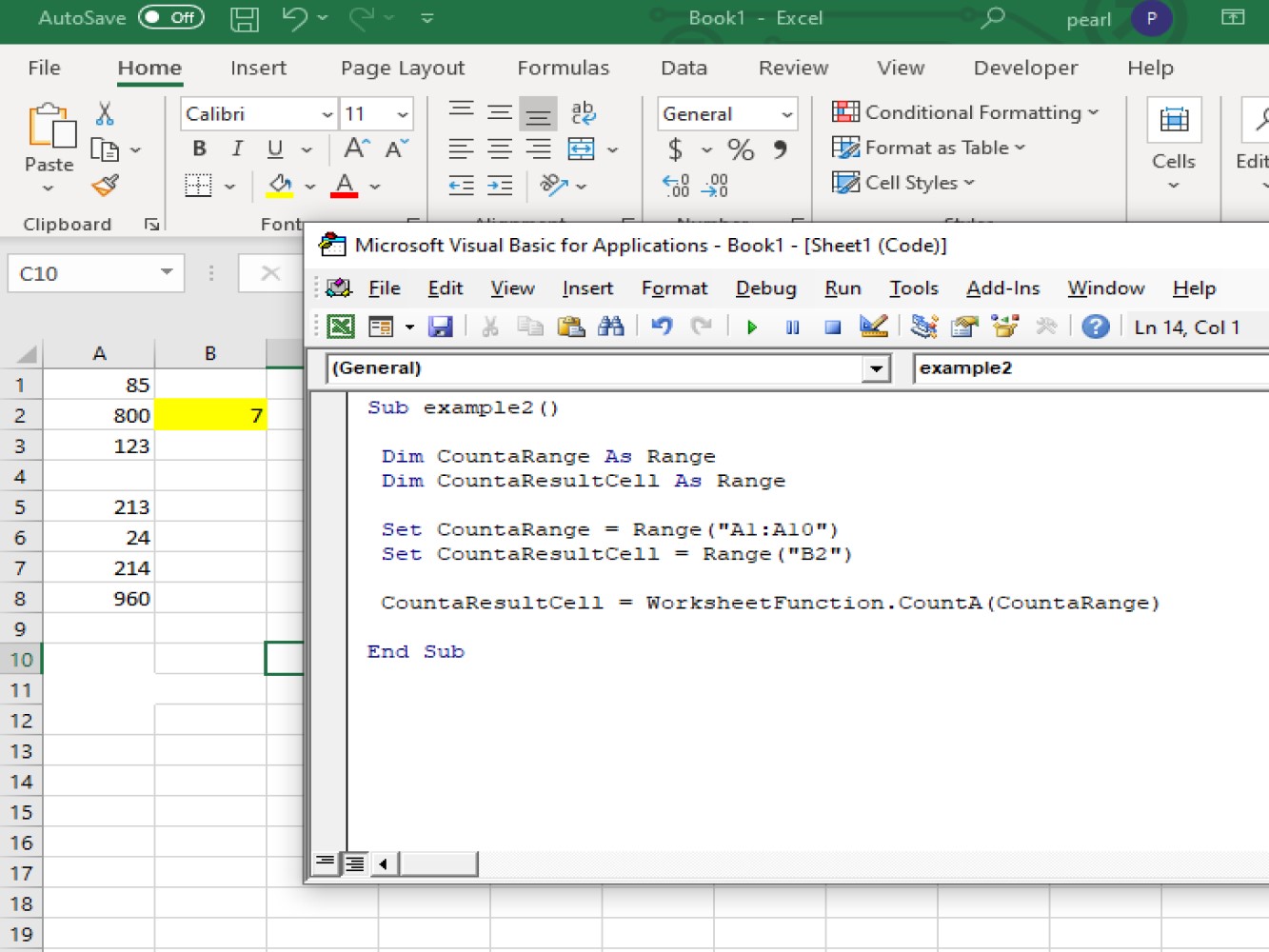 Excel Vba How To Count Number Of Rows With Data