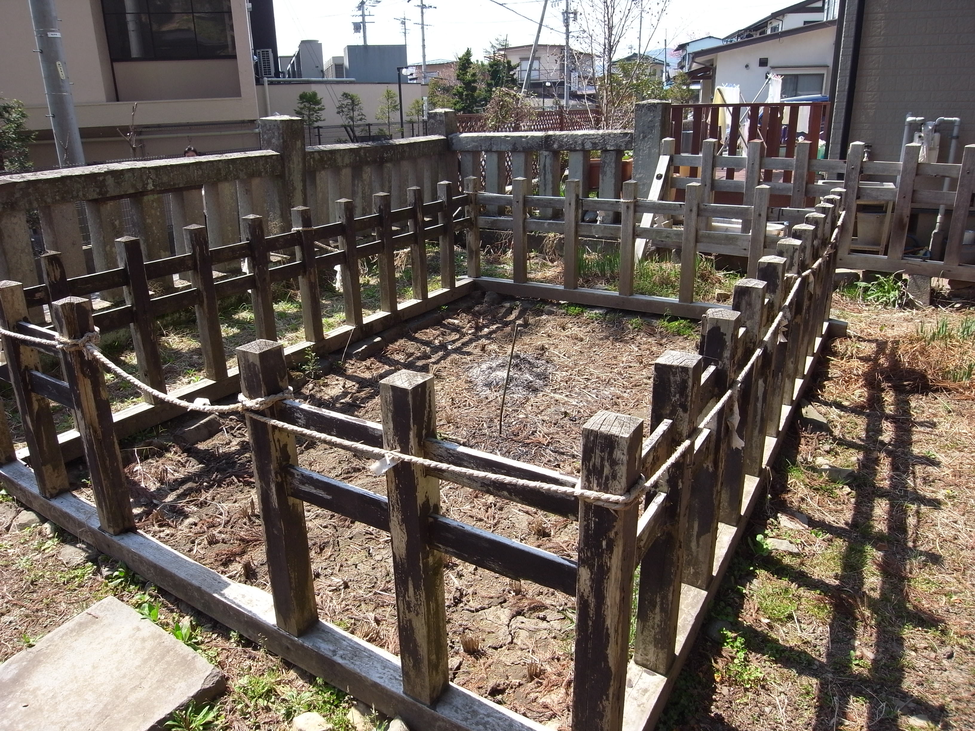 稲のない田