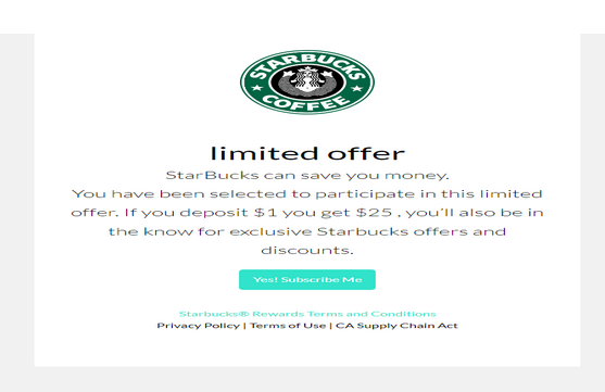 ☑️ Starbucks Letter High Quality Send Inbox HTML 2025 ✅