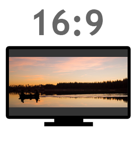 Monitor mit 16:9 Seitenverhältnis
