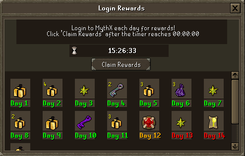 Login Rewards