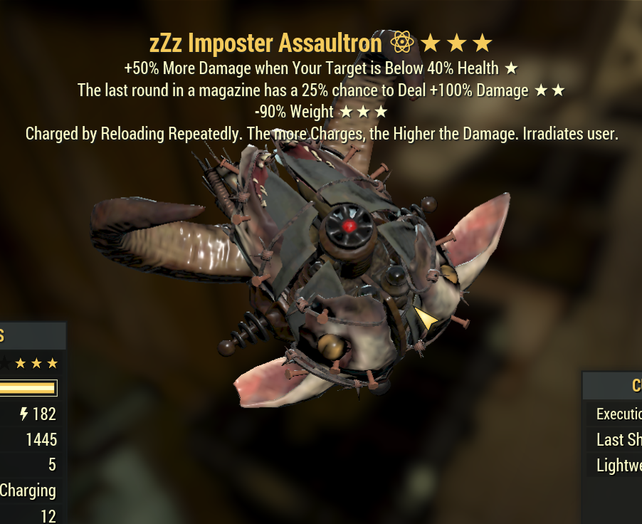 Is the ‘Invader’ weapon that’s in the atomic shop today worth it? r/fo76