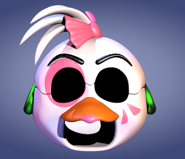 Funtime Chica - Head Update : r/fivenightsatfreddys