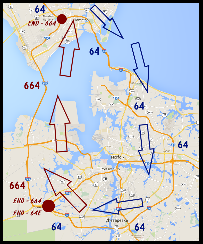 Renumbering Of Westover Islands Main Routes - 