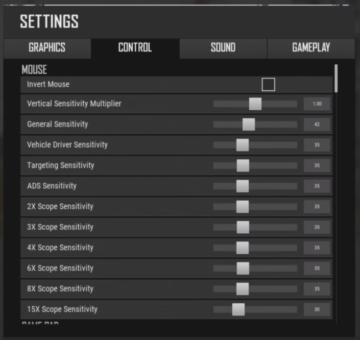 PUBG Pro Settings and Gear List | ProSettings.net