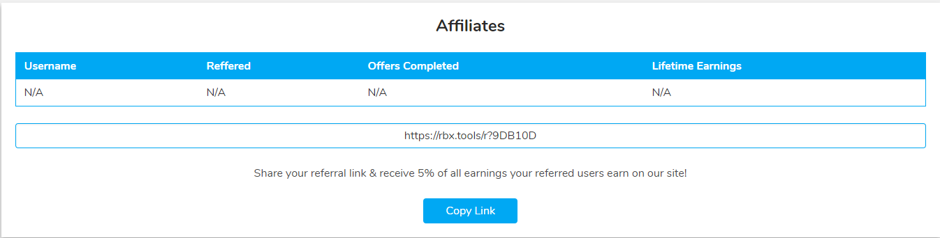 Earn Robux Through Referrals With The Rbxtools Affiliate - 