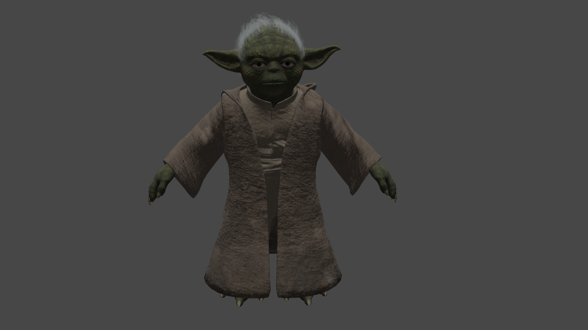 Yoda in Blender