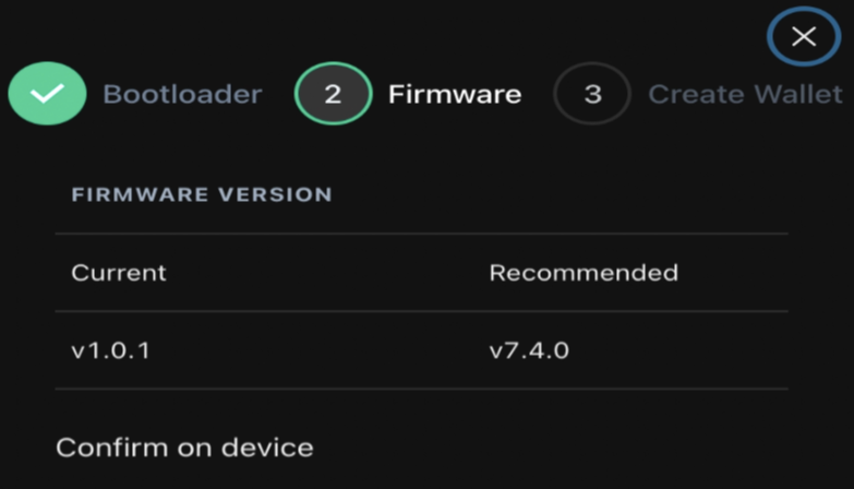 Step 5: Update firmware