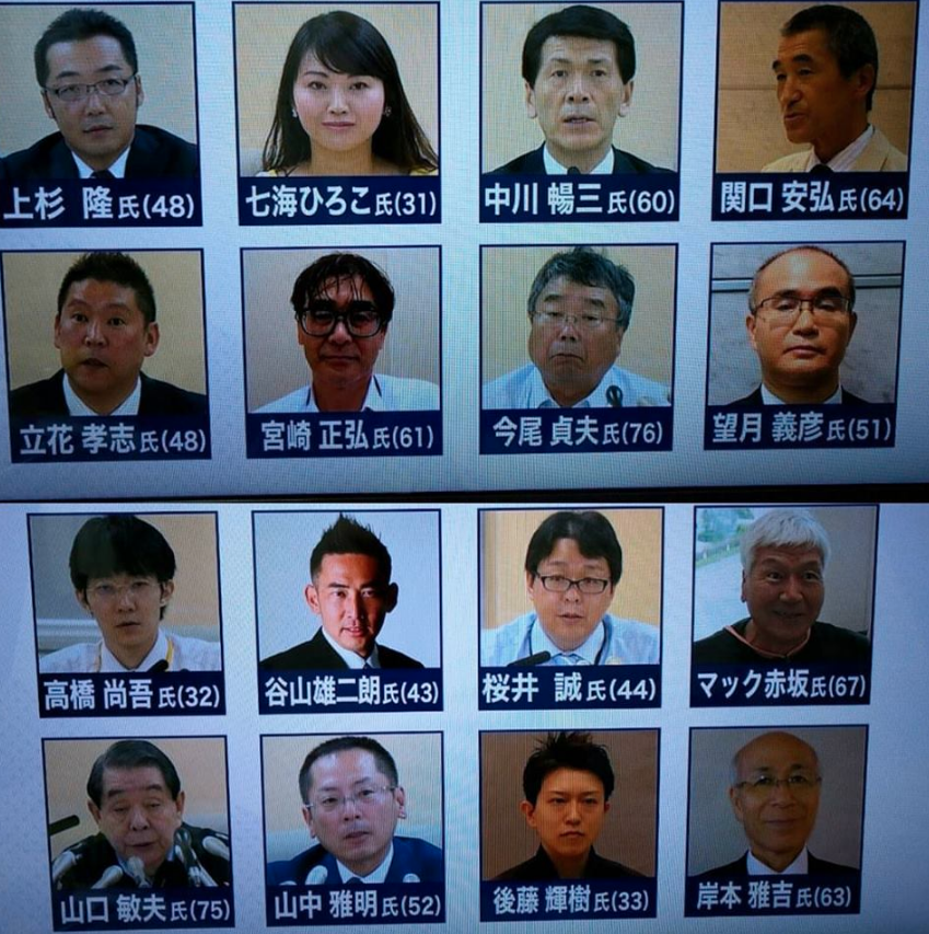 2016年東京都知事選挙候補 選挙公報 政見放送 Knn Kandanewsnetwork
