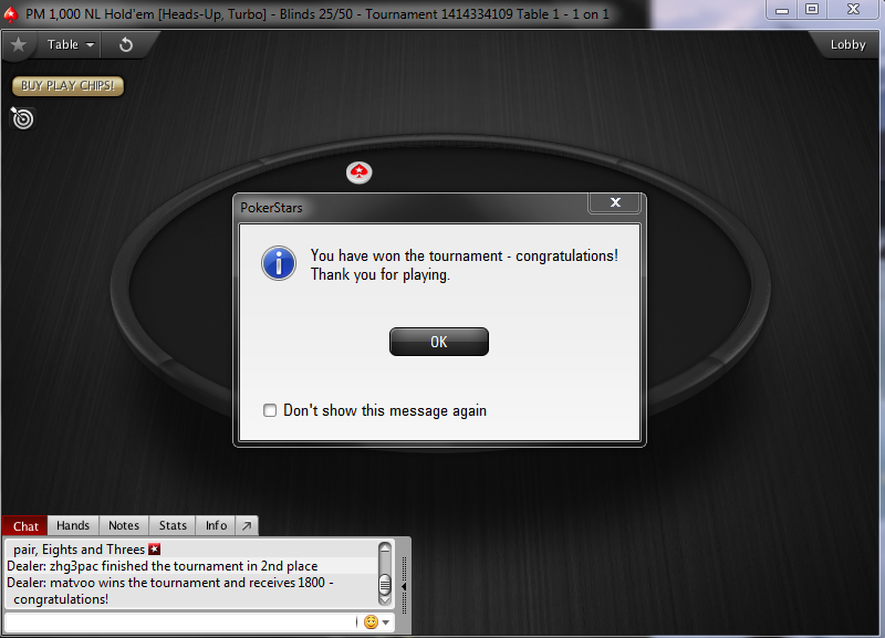 Poker h2h