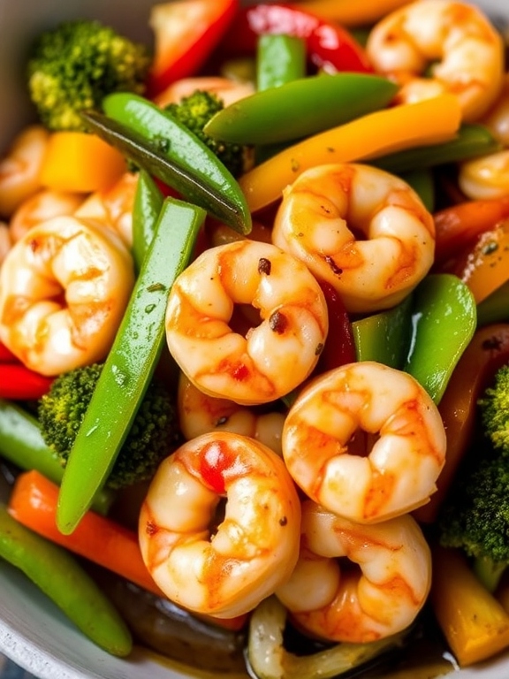 Shrimp Stir-Fry with Vegetables