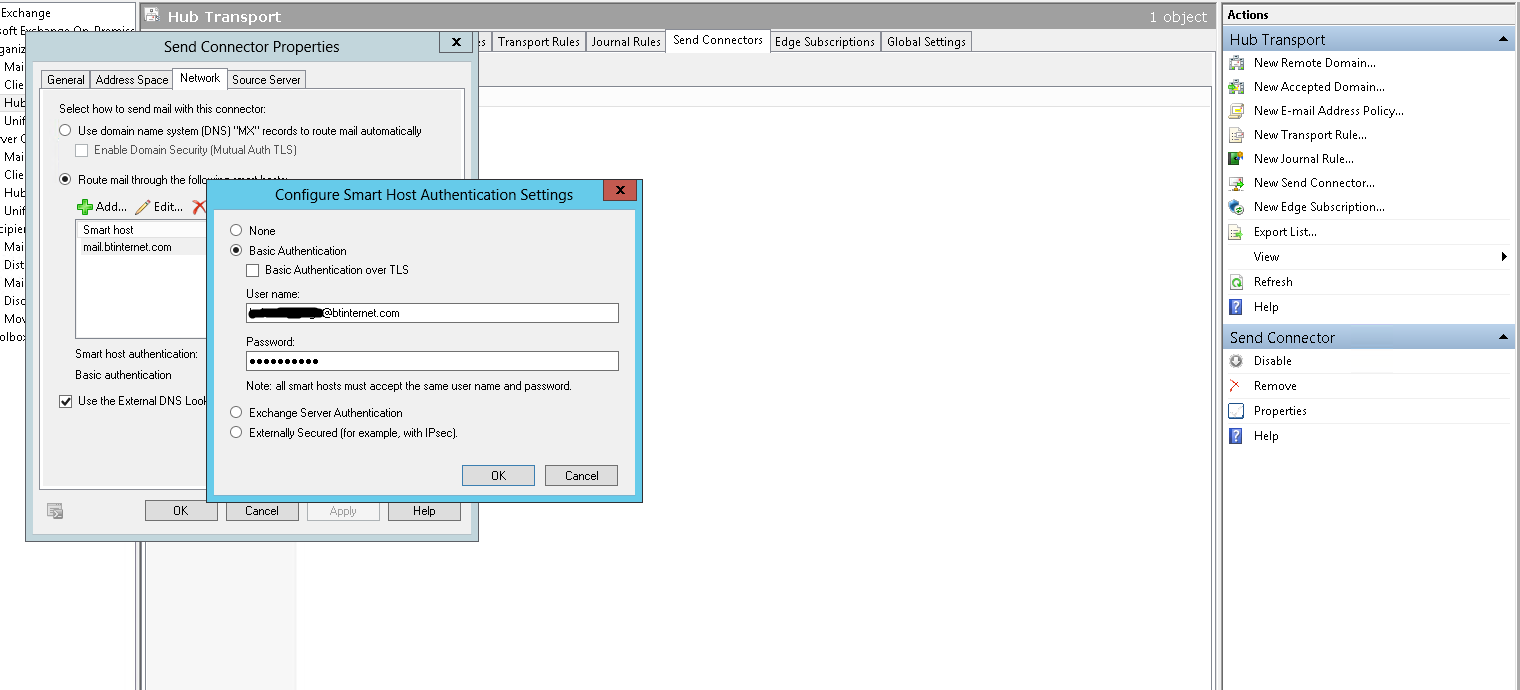 bt internet email server not responding