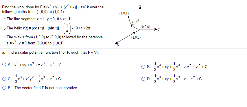 Solved Find The Work Done By F X 2 Y I Y 2 X J Chegg Com