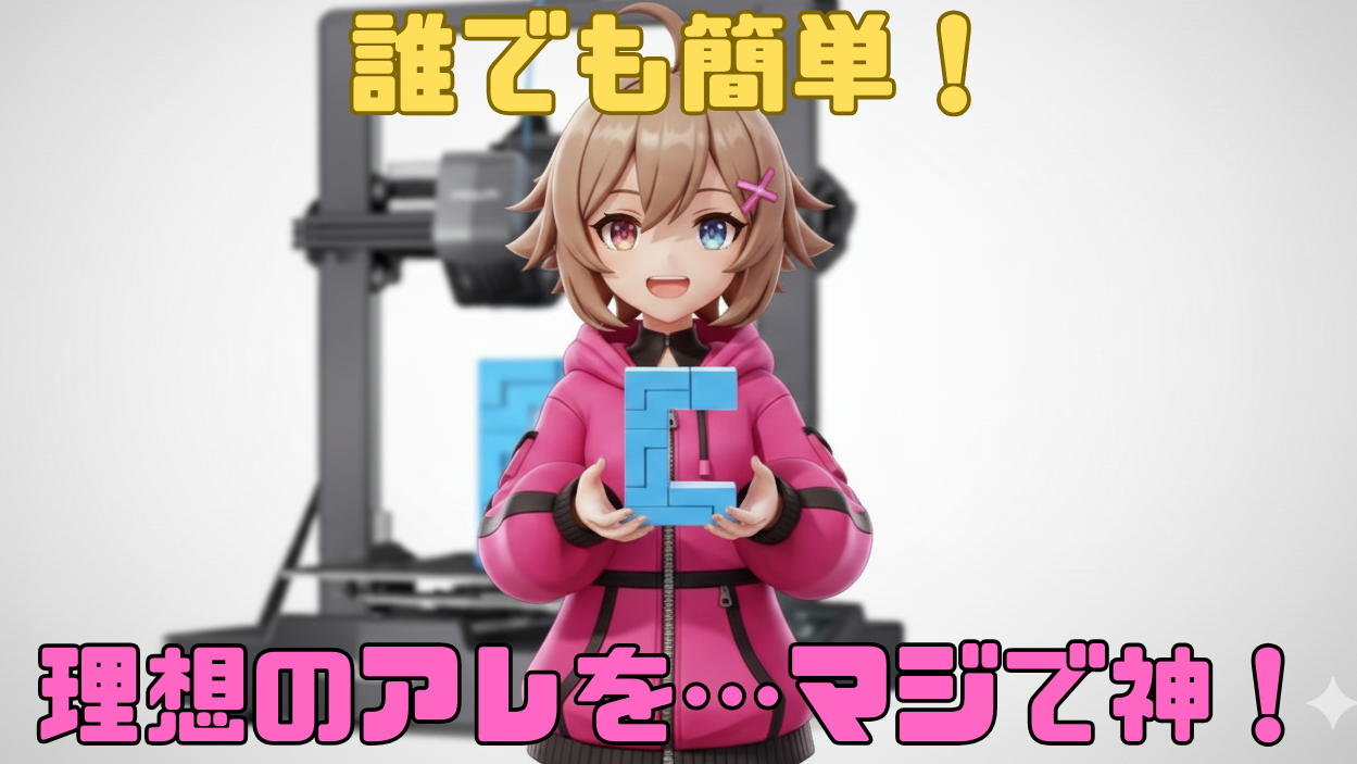 ちょうどいいプラスチックを成型して印刷するアレを買いました【3Dプリンター】