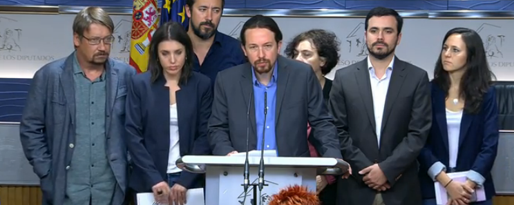 Podemos presenta una moción de censura contra Mariano Rajoy 3bd489847ec4785863a992d65a3f2a4d
