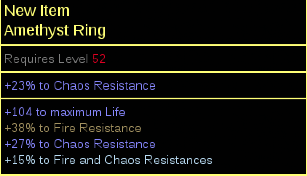 Example crafted Rings