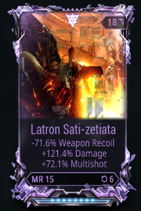 WTS>Good Latron and Synapse Riven mods good price too - Trading Post ...