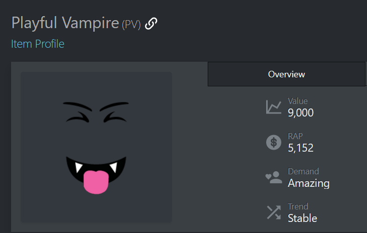Limiteds Fuchsia Fantastique Playful Vampire And Azure 150k Value - roblox playful vampire