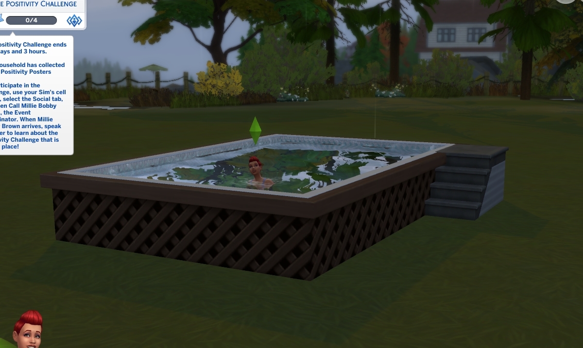 You can make above ground pools now! :) — The Sims Forums