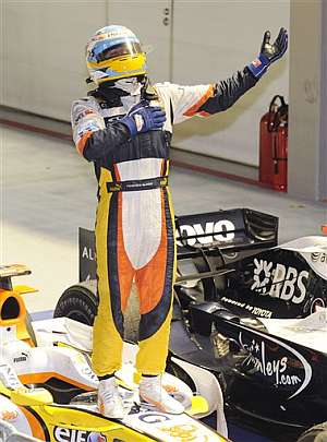 Deleitemonos con el podio de Alonso hoy