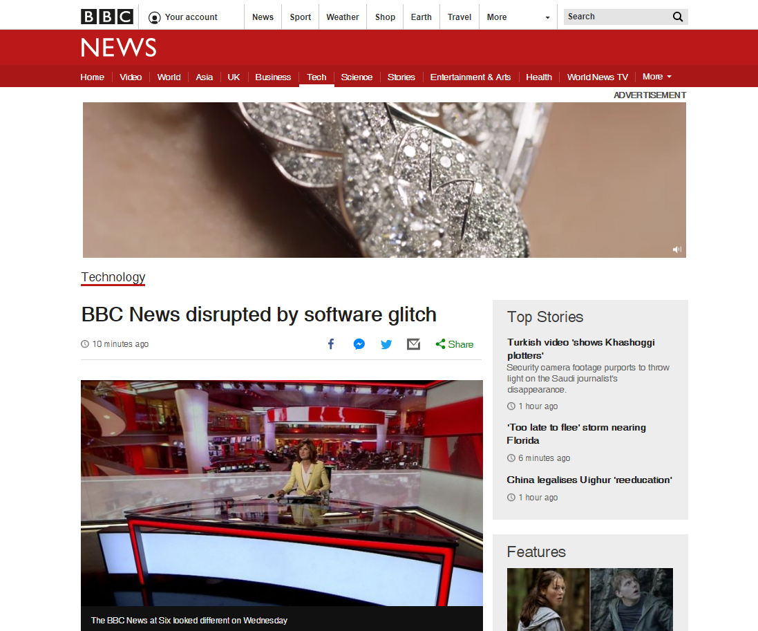 BBC World/BBC News - Technical Issues Again??: 20th October 2018 - Page ...