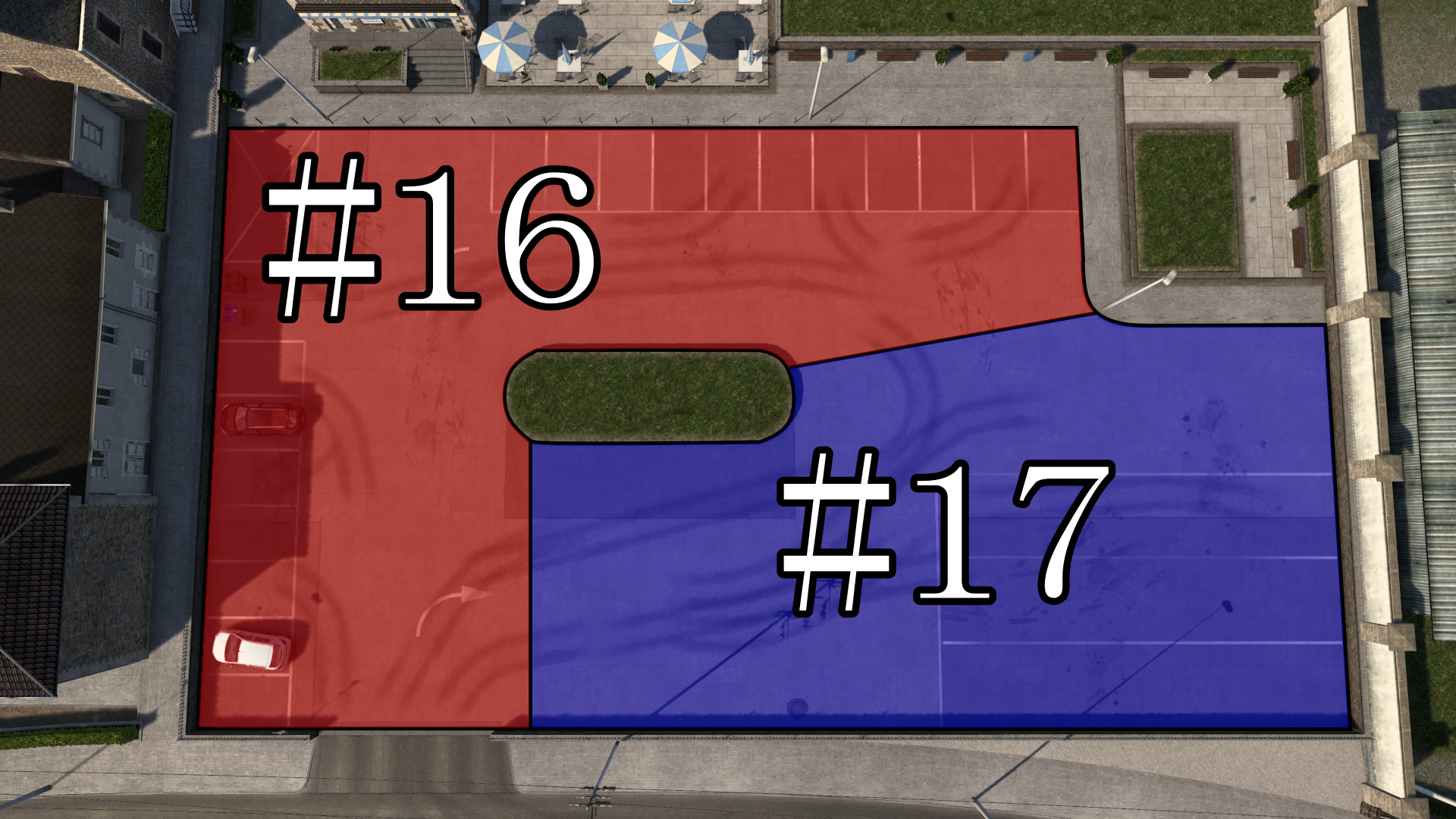 Slot 16 / 駐車場 Parking Area