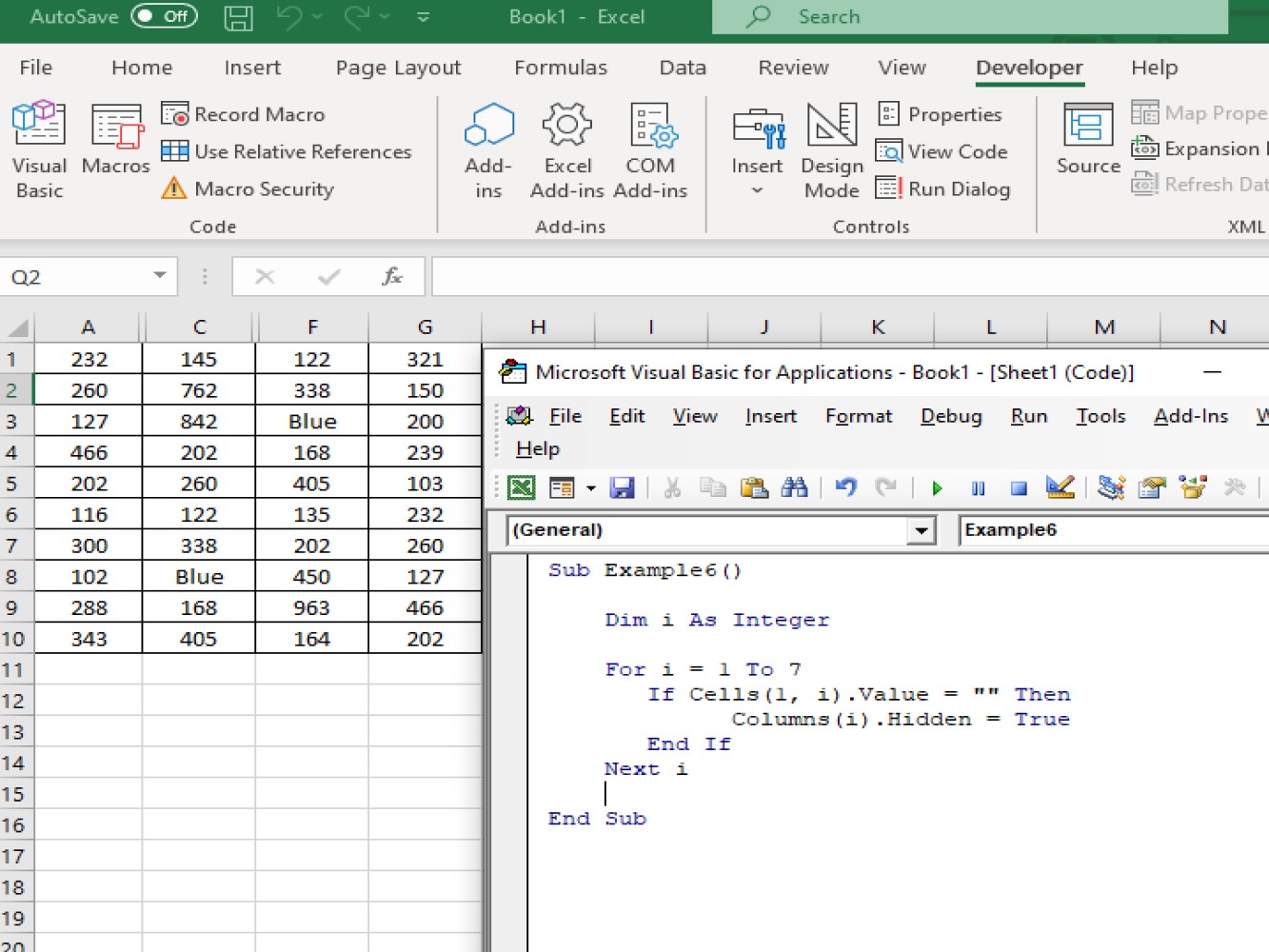 Hide Columns With Excel Vba Hide Column Rockets My Xxx Hot Girl 2383