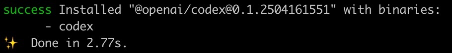 OpenAIのコードエージェント「Codex CLI」を使っみたら面白かった件_0