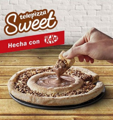 Pizza demigrante +KITKAT +TELEPIZZA