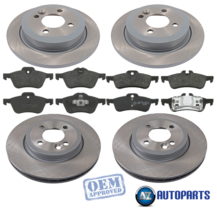 MINI ONE COOPER COOPER S R50 R53 2001-2006 FRONT 2 BRAKE DISCS AND PADS SET NEW