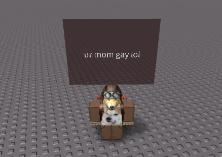 Release Ur Mom Gay Lol Sign - lol ur mom biggest gay roblox