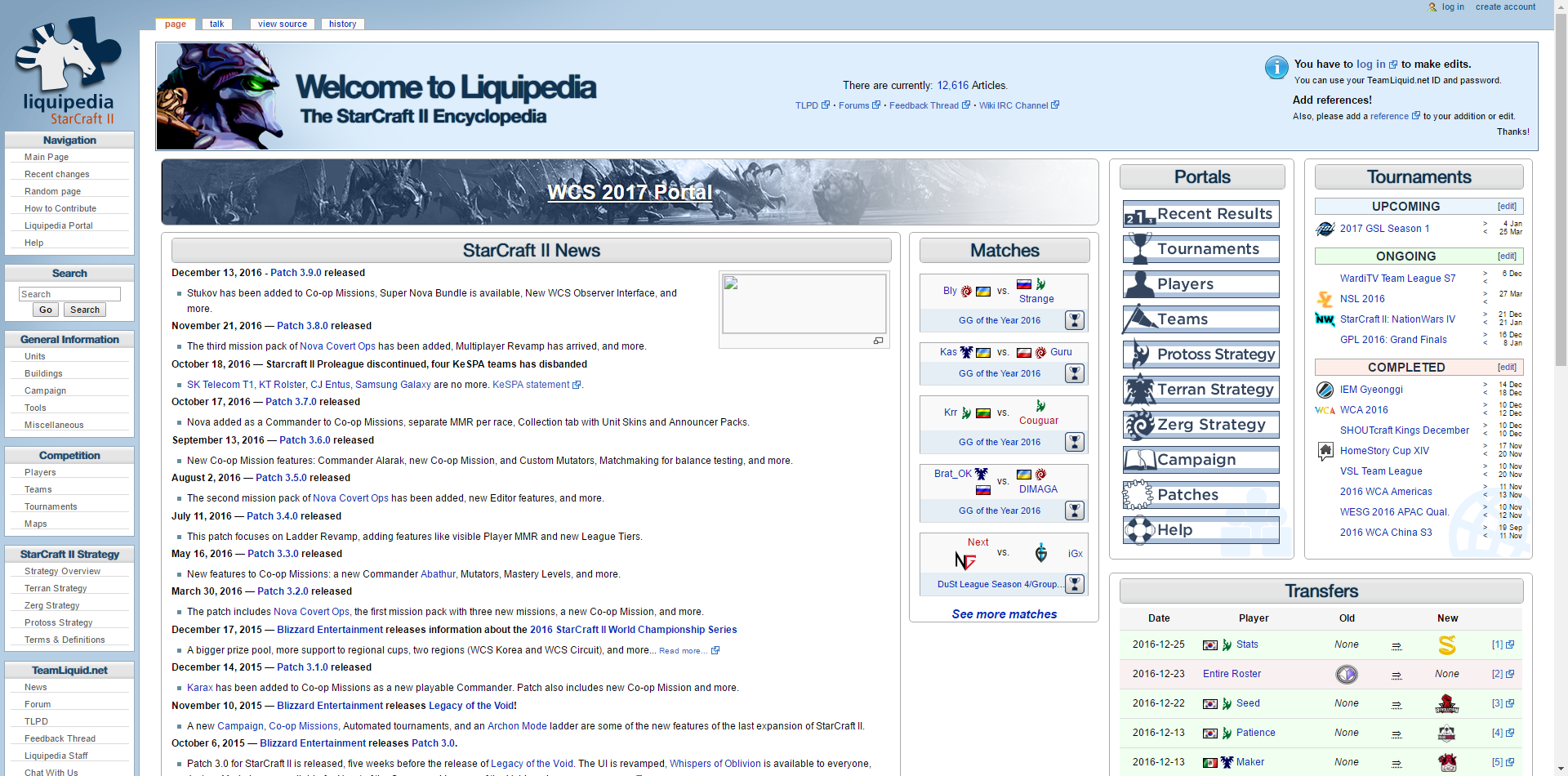 Liquipedia Got A Big Update - Looks Great! : R/starcraft