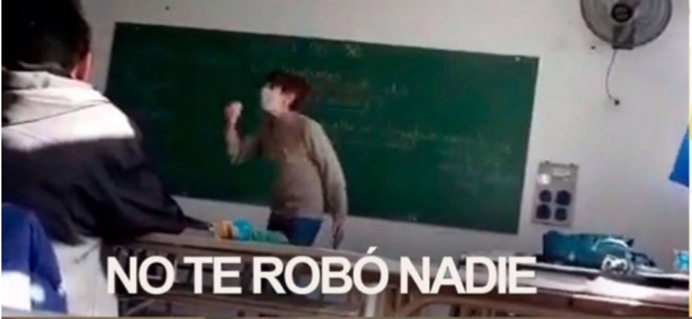 La profesora que hacía faltas de ortografía