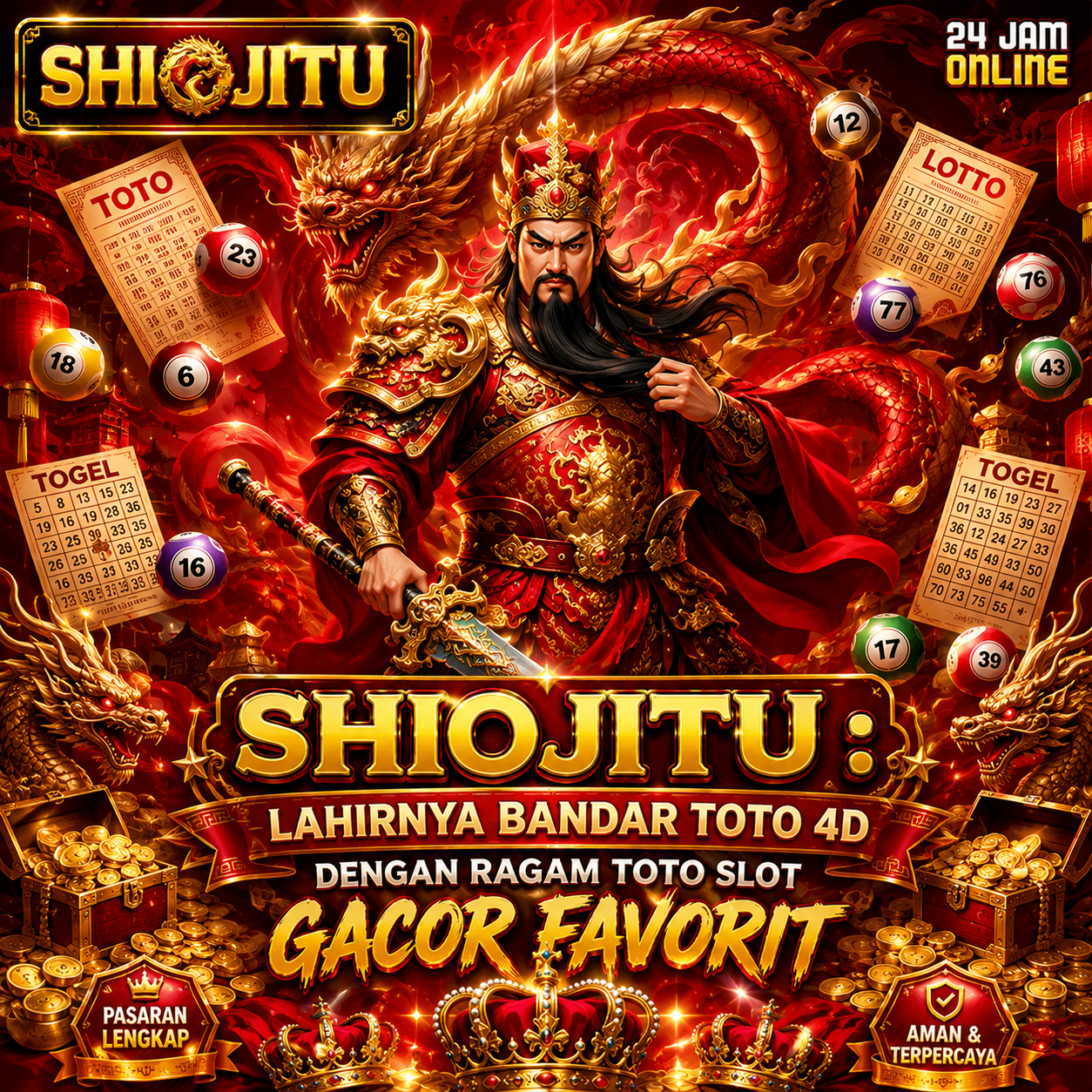 Thumbnail 1 of 3, Poster, SHIOJITU : Lahirnya Bandar Toto 4D dengan Ragam Toto Slot Gacor Favorit designed and sold by SHIOJITU.