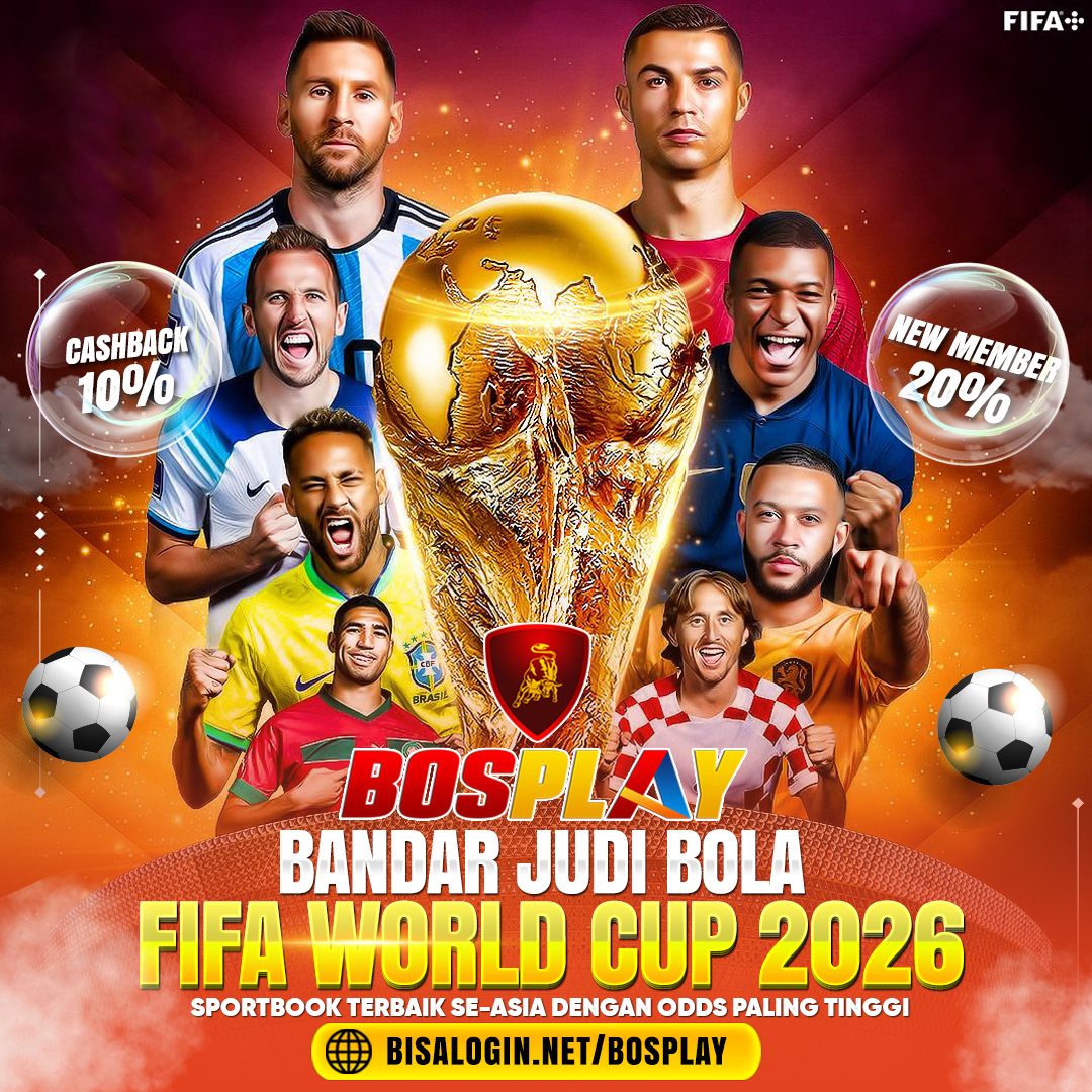 BOSPLAY: Link Terpercaya Taruhan Bola Piala Dunia 2026