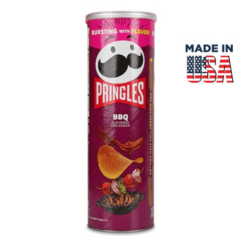  Снек пікантний Pringles зі смаком барбекю, 158г  