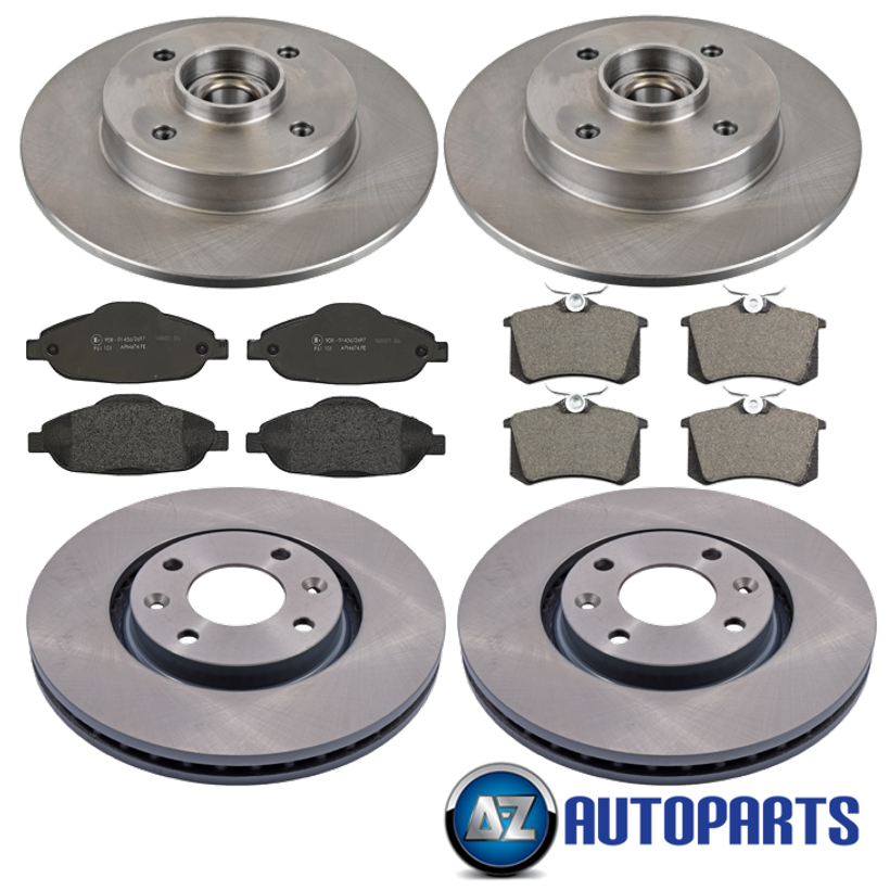 For Peugeot - 308 2009-2017 2.0 1.6 Front & Rear Brake Discs & Pads w ...