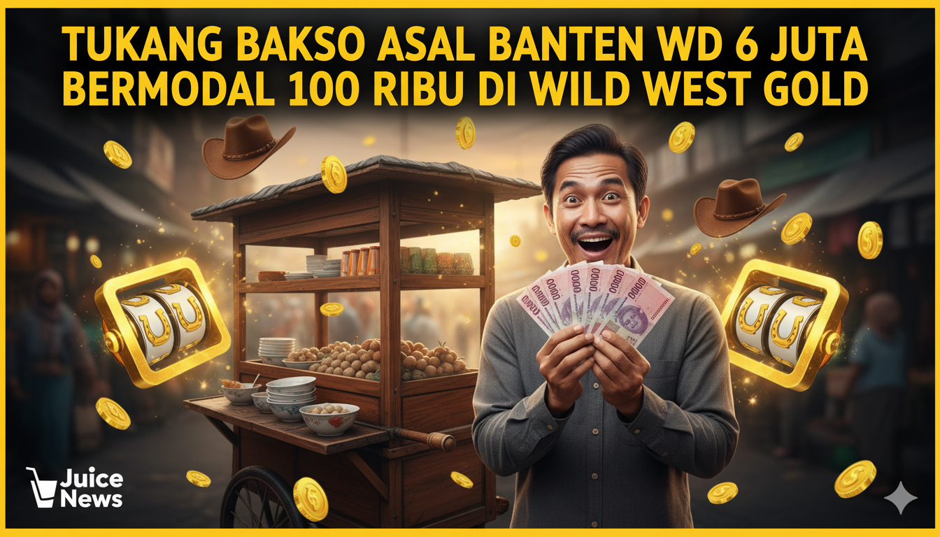 Tukang Bakso Asal Banten WD 6 Juta Bermodal 30K di Wild West Gold