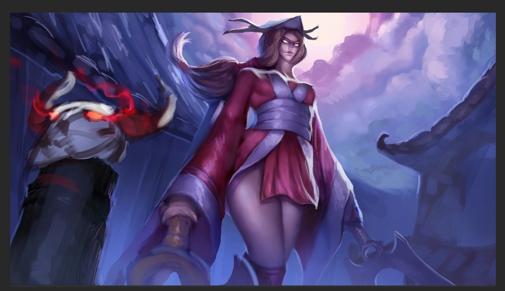 blood moon akali splash