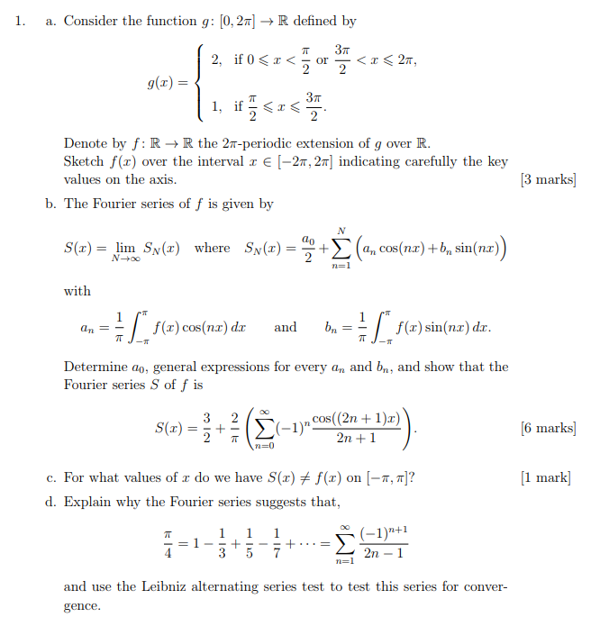 Fourier Series help : r/MathHelp