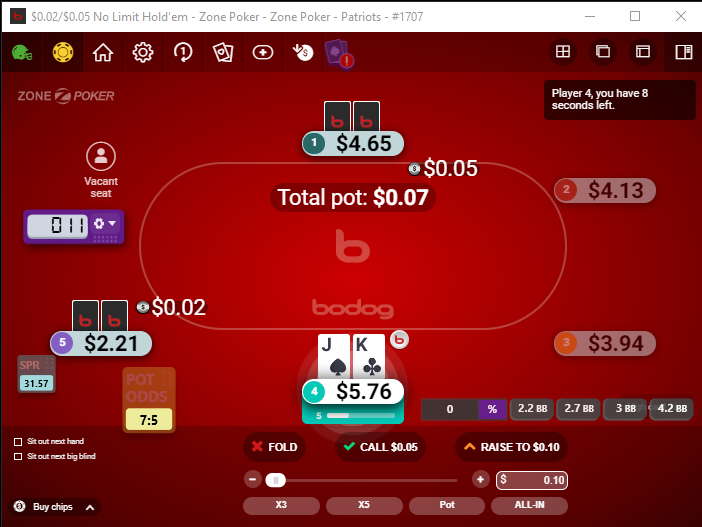 Use Preflop Betsizes HUD from JurojinPoker